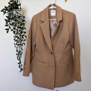 New in bag camel jacket, NWT